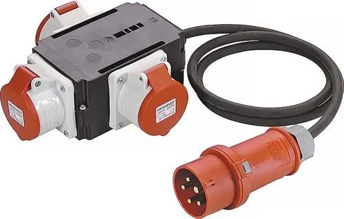 Distributeur compact MIXO NECKAR CEE-16 A, 5 pôles 3xCEE 400V - As-schwabe