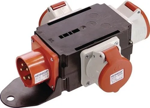 Adaptateur CEE MIXO RHEIN As-schwabe 1x prise CEE 400V, 16 A, 5 pôles IP44