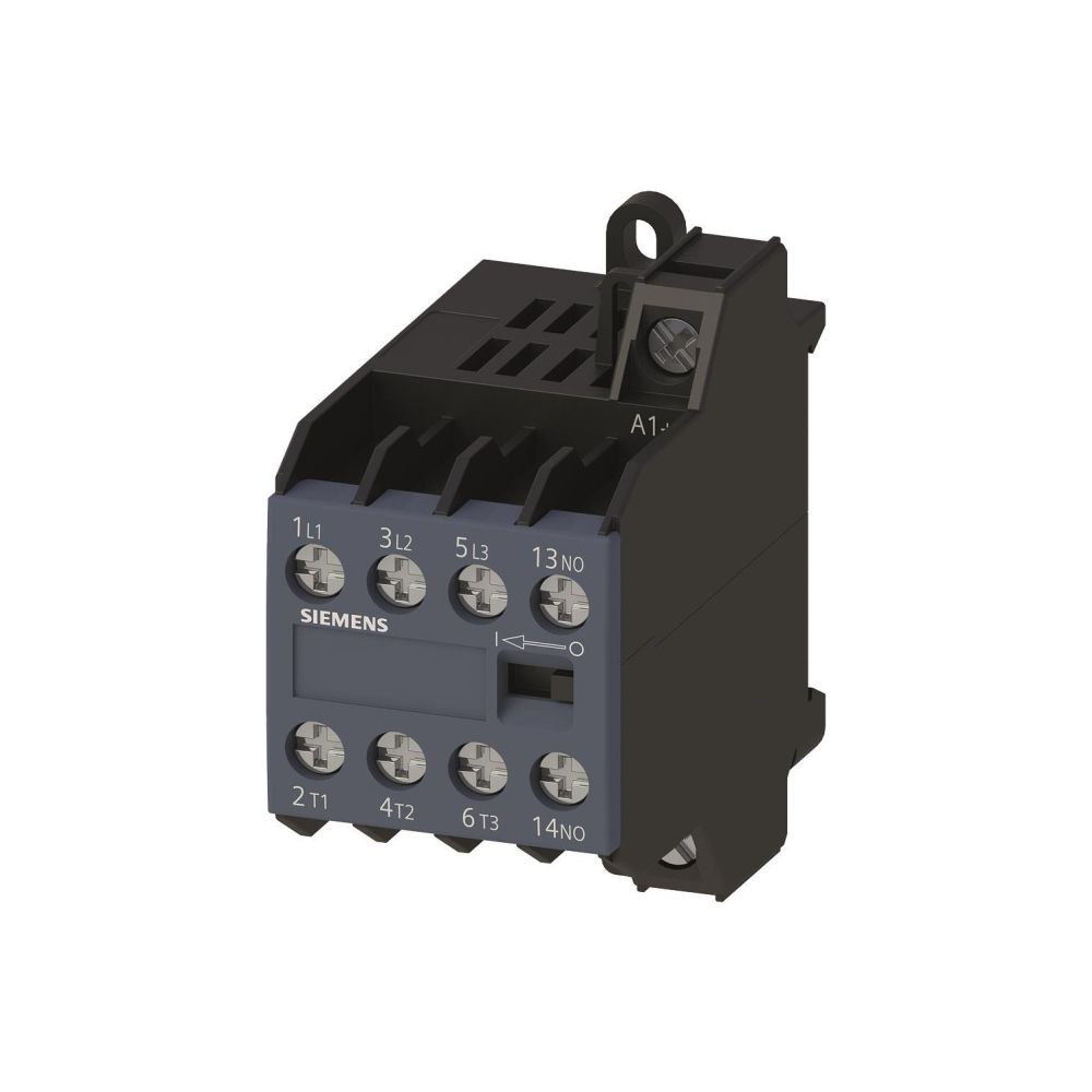 Siemens Contacteur de puissance 3TG10100AL2 4kW 230V AC 3 contacts principaux 1 contact auxiliaire raccordement à vis