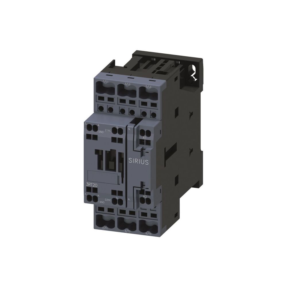 Contacteur Siemens Schütz 3RT20242AP00 5,5 kW 230 V AC 1F+1O à ressort 102x45x97 mm