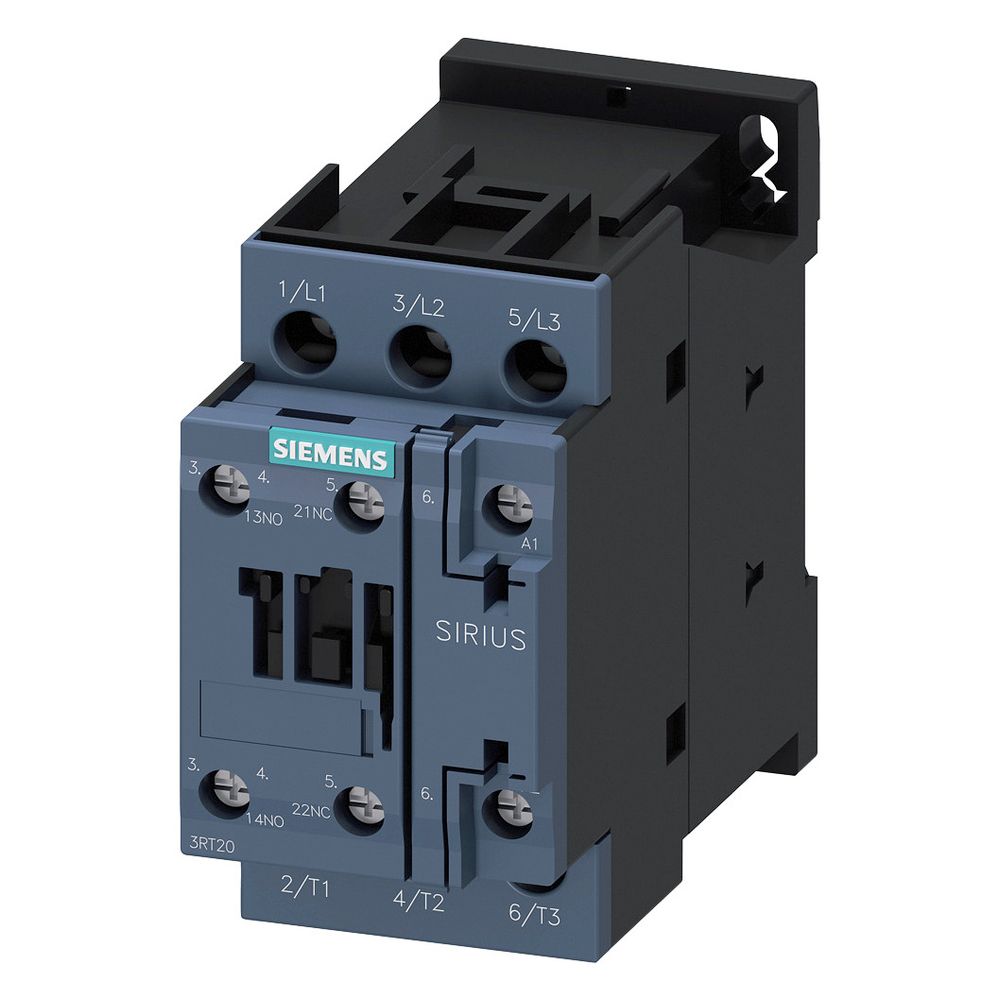 Contacteur de puissance Siemens SIRIUS 3RT2027-1AL20 15 kW 32 A 230 V AC