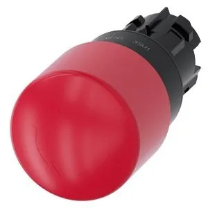 Bouton-poussoir d'arrêt d'urgence numérique industriel Siemens 3SU1000-1GB20-0AA0