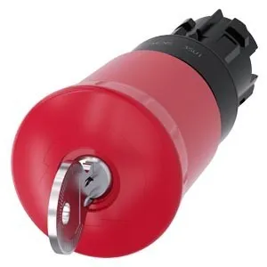 Bouton-poussoir d'arrêt d'urgence industriel numérique Siemens 3SU1000-1HM20-0AA0