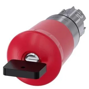 Bouton-poussoir d'arrêt d'urgence industriel numérique Siemens 3SU1050-1HV20-0AA0