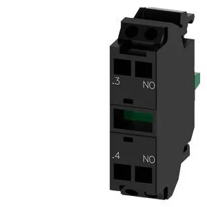 Siemens Module de contact 3SU1400-1AA10-3BA0 1 contact NF à ressort - Montage frontal