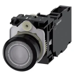 Bouton-poussoir industriel numérique Siemens 3SU1102-0AB70-1FA0