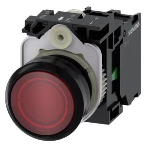 Bouton-poussoir industriel numérique Siemens 3SU1102-0AB20-1BA0