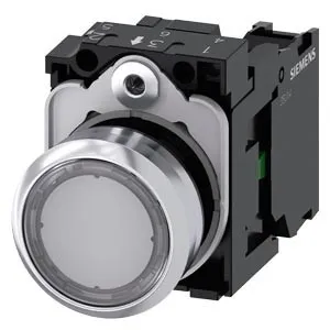 Bouton-poussoir industriel numérique Siemens 3SU1150-0AB70-1BA0
