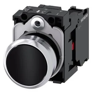 Bouton-poussoir industriel numérique Siemens 3SU1150-0AB10-1CA0