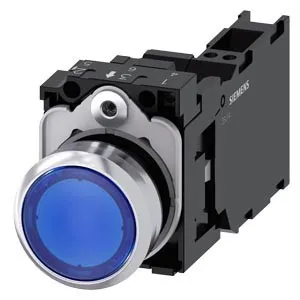Bouton-poussoir industriel numérique Siemens 3SU1152-0AB50-3FA0