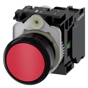 Bouton-poussoir industriel numérique Siemens 3SU1100-0AB20-1BA0