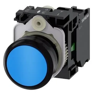 Bouton-poussoir industriel numérique Siemens 3SU1100-0AB50-1BA0