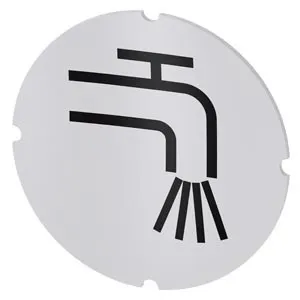 Siemens Dig.Industr. Plaque de signalisation pour éclairage 3SU1900-0AB71-0RC0