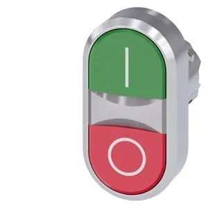 Bouton-poussoir double numérique industriel Siemens 3SU1051-3AB42-0AK0