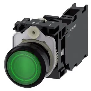 Bouton-poussoir industriel numérique Siemens 3SU1106-0AB40-3FA0