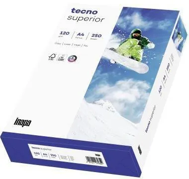 Papier copieur tecno DIN A4 120 g/m² - 1 paquet = 250 feuilles