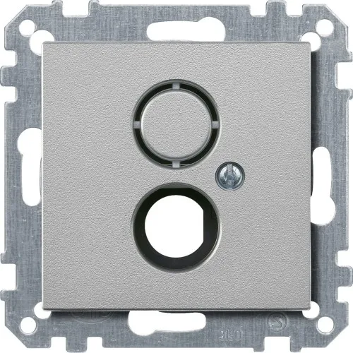 Merten Plaque centrale aluminium 468560