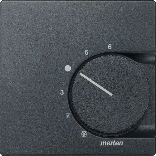 Plaque centrale Merten anthracite 536214
