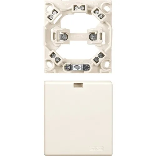 Merten Boîte de connexion complète pour cuisinière blanc 520944 1 pièce