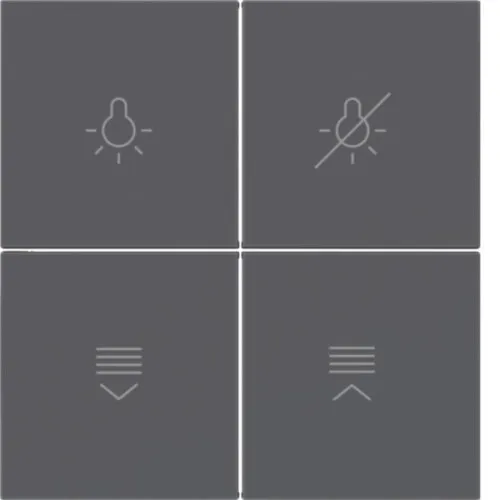 Boutons Berker pour module à capteurs tactiles 81182186