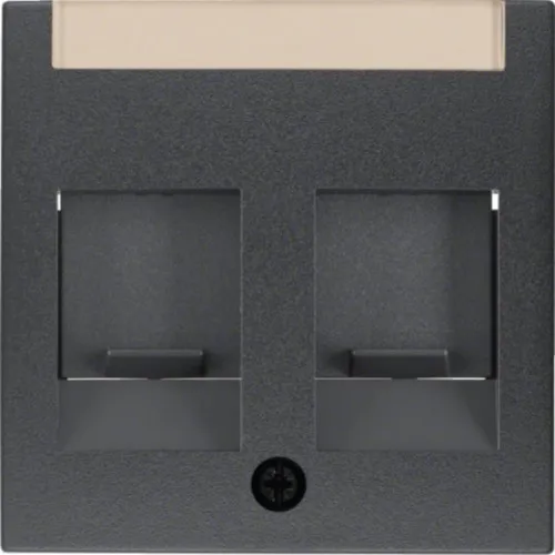 Pièce centrale Berker anthracite 11811606