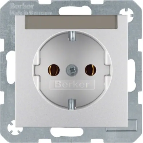 Berker Schuko-Steckd.alu 47501404