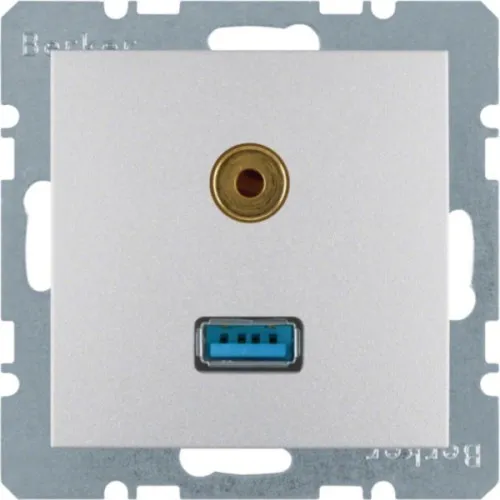 Berker Prise USB/3,5 mm Audio 3315391404