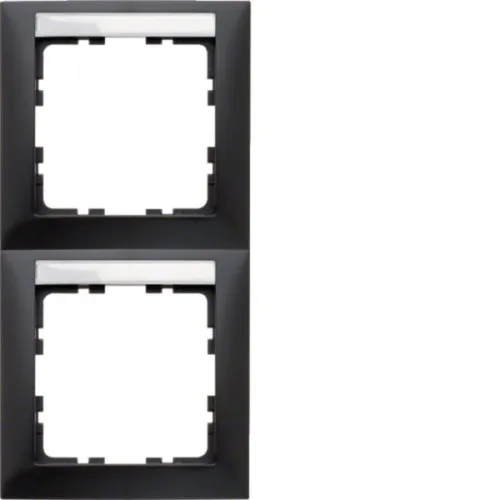 Berker cadre 2 places anthracite 10129969