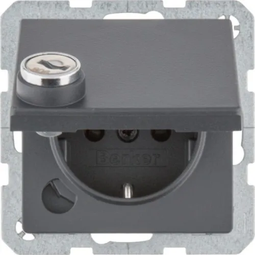 Prise SCHUKO Berker anth/mt 41636086