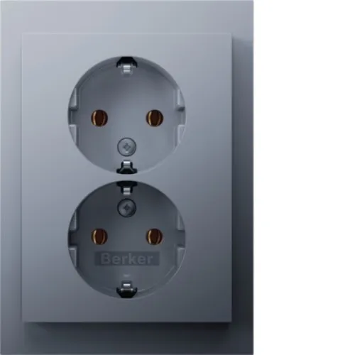 Prise double SCHUKO Berker 47747003