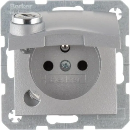 Berker Prise avec broche de terre 6768111404