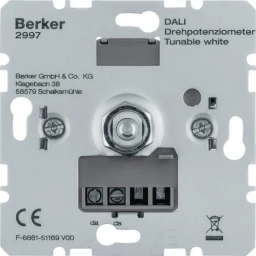 Berker Potentiomètre rotatif DALI 2997