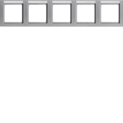 Berker cadre 5f. horizontal B.feld 10256094