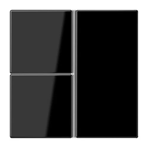 Jung jeu de touches 3 voies noir LS 403 TSA SW