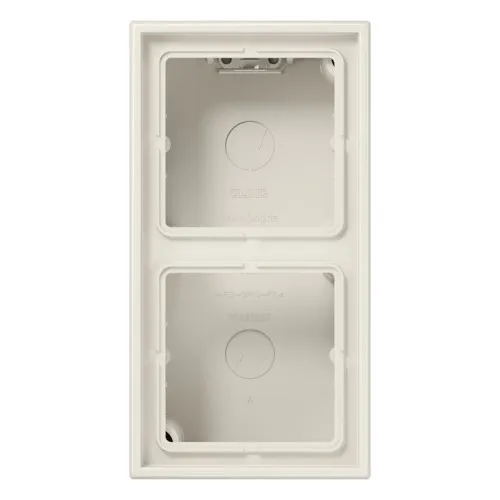 Couvercle AP Jung 2 postes blanc LS 582 A W