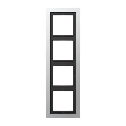 Cadre Jung 4-fold aluminium laqué ALD 2984-L
