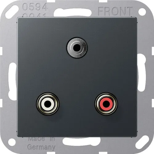 Jung Prise Cinch Audio et Mini-jack MA A 1011 ANM