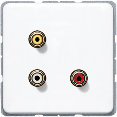 Jung Multimediadose Cinch Audio + Composite Vidéo MA CD 1031 WW