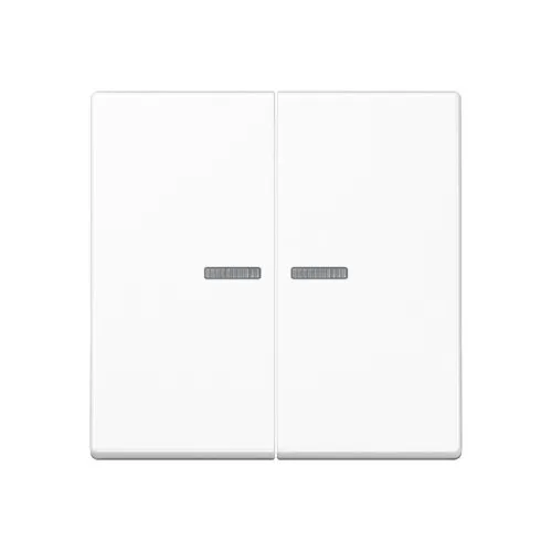Bouton-poussoir KNX RF Jung 2 voies A 10921 ST RF BF WW