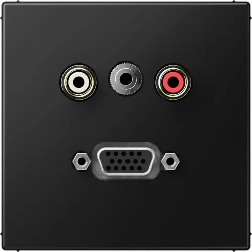 Système de raccordement multimédia Jung MA LS 1072 SWM