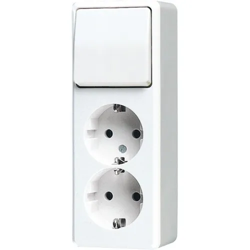 Prise double SCHUKO Jung 626 A WW