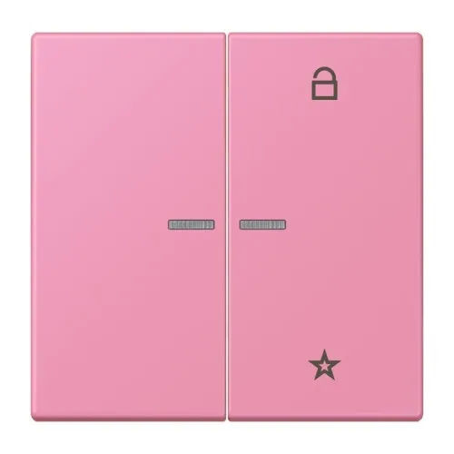 Jung eNet Taster Universal 1f. FM LC 1701 246, rose vif (4320C)