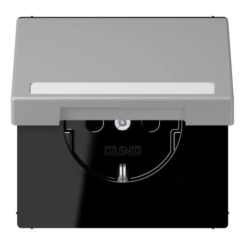 Prise SCHUKO Jung LC 1520 BFNAKL 204 gris moyen (32012)