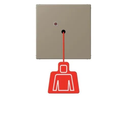 Jung Système d'appel d'urgence Bouton-poussoir à traction NRS LC 0834 ZT 242