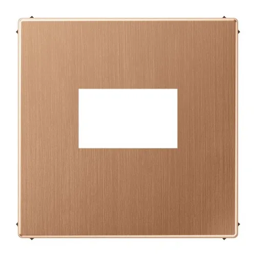 Jung Plaque centrale 1 voie, métal BRG 1969 USB