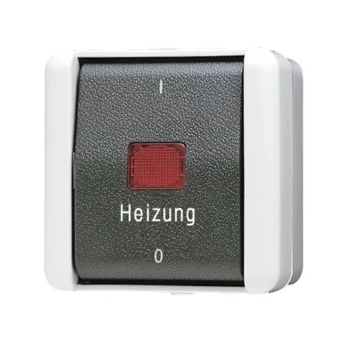 Interrupteur d'urgence chauffage Jung 803 HW