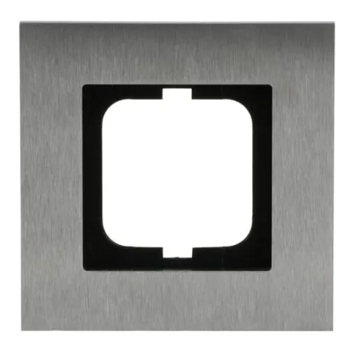 Cadre Busch-Jaeger 1 poste 1721-860, acier inoxydable