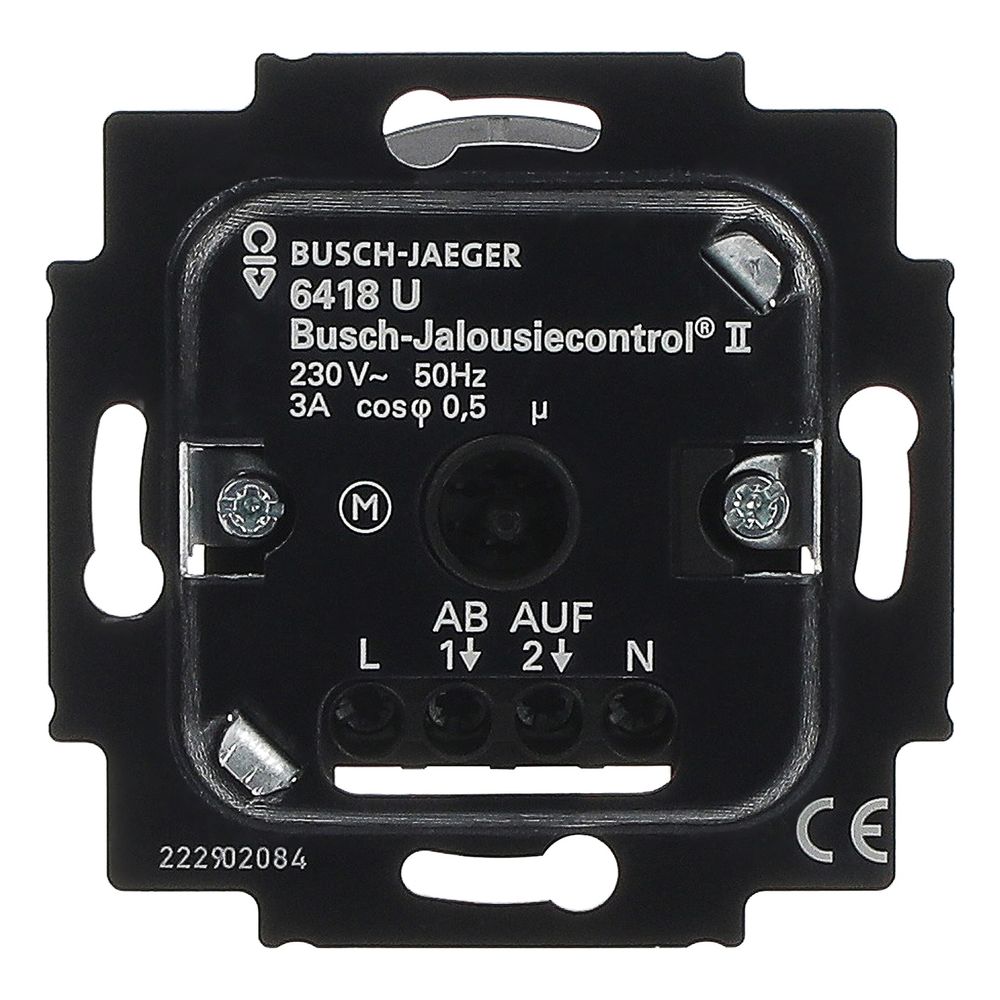 Busch-Jaeger Insert de base pour stores à lamelles UP 6418U compatible avec 6430 6456 6457