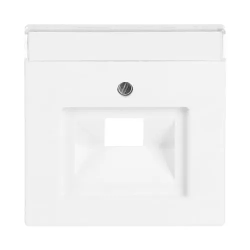 Busch-Jaeger disque central pour insert UAE 1803-884 1 place avec sortie oblique et champ de légende