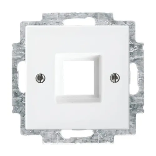 Busch-Jaeger couvercle 1 voie pour insert Modular-Jack Busch-balance SI blanc alpin 2561-914 1 pce